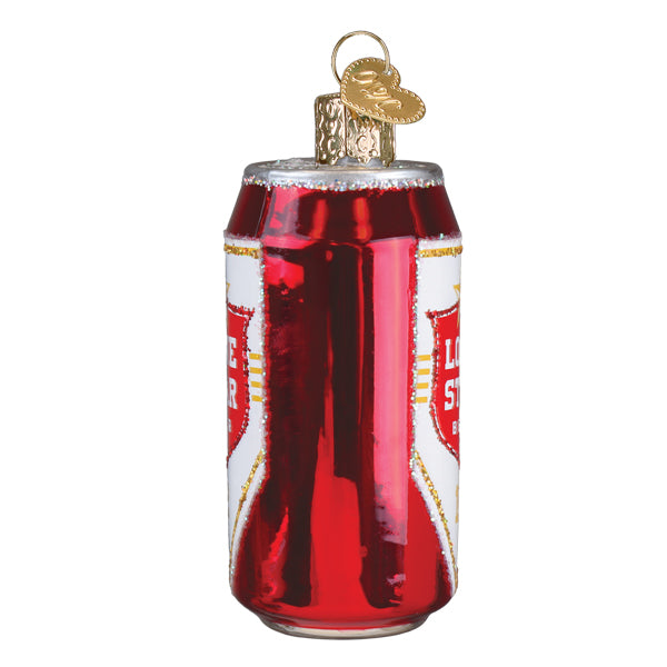 Lone Star Beer Can Christmas Ornament