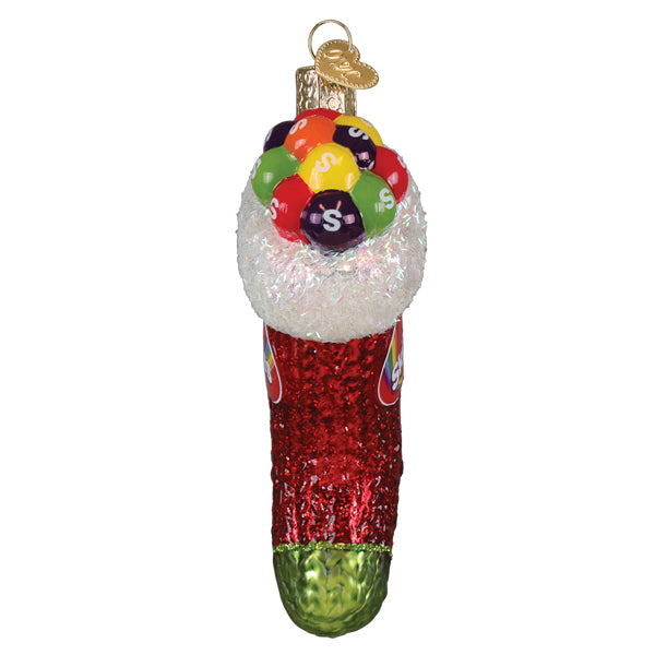 Skittles Stocking Christmas Ornament