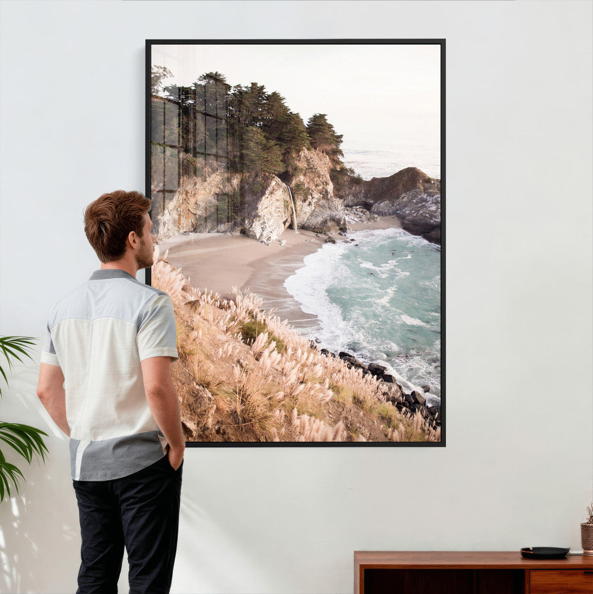 McWay Falls Canvas Wall Art, Big Sur California Photography