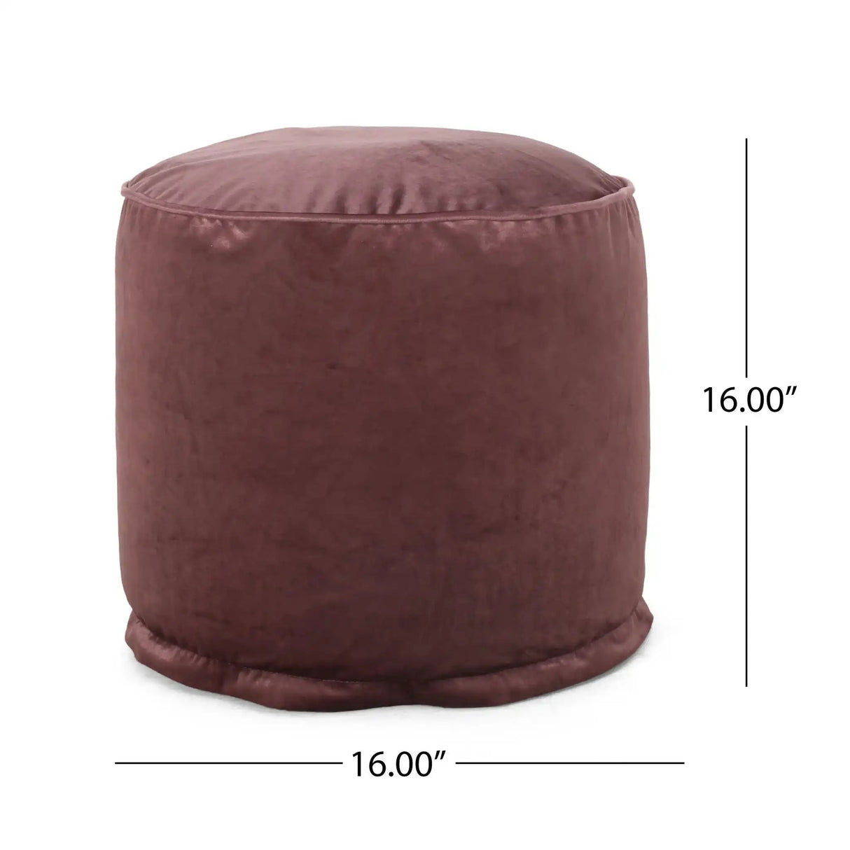 Shimon Cylinder Pouf Ottoman Floor Cushion