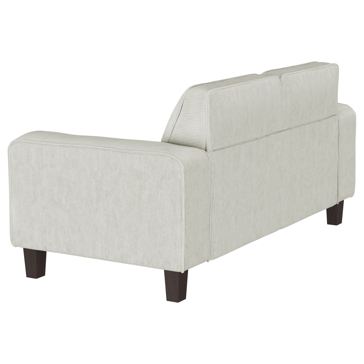 Xana - Track Arm Tufted Loveseat - Greige