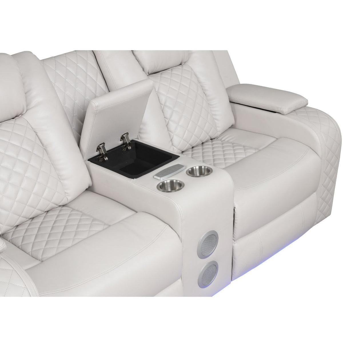 Benz - Power Recliner Set With LED Lighting And USB Charging