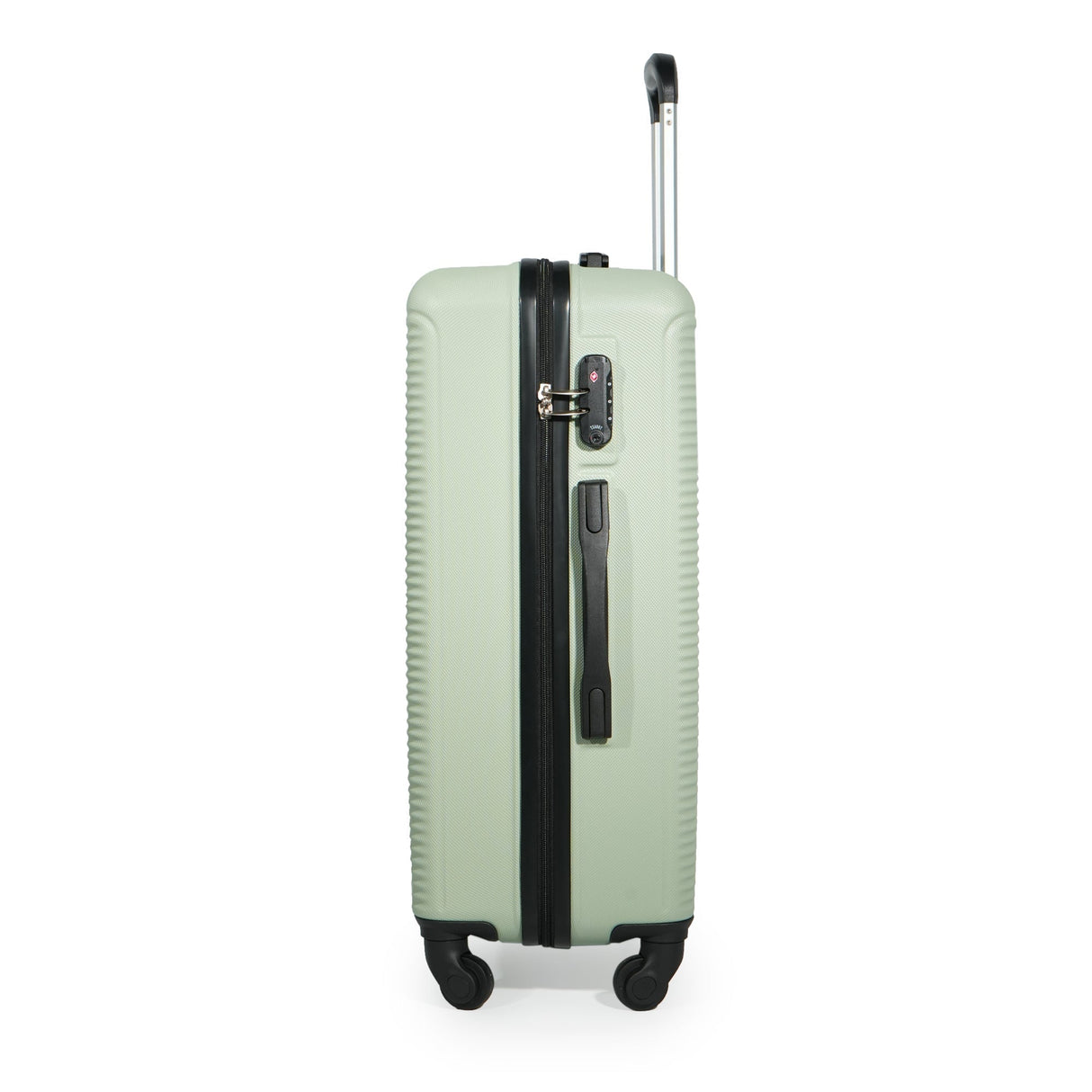 7-Piece ABS Lightweight & Durable Luggage Set in Green