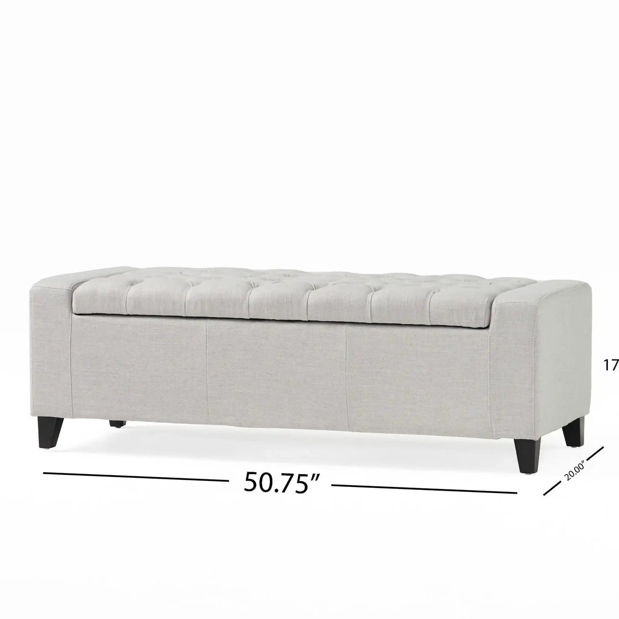 Guernsey - Ottoman Storage With Tufted Top