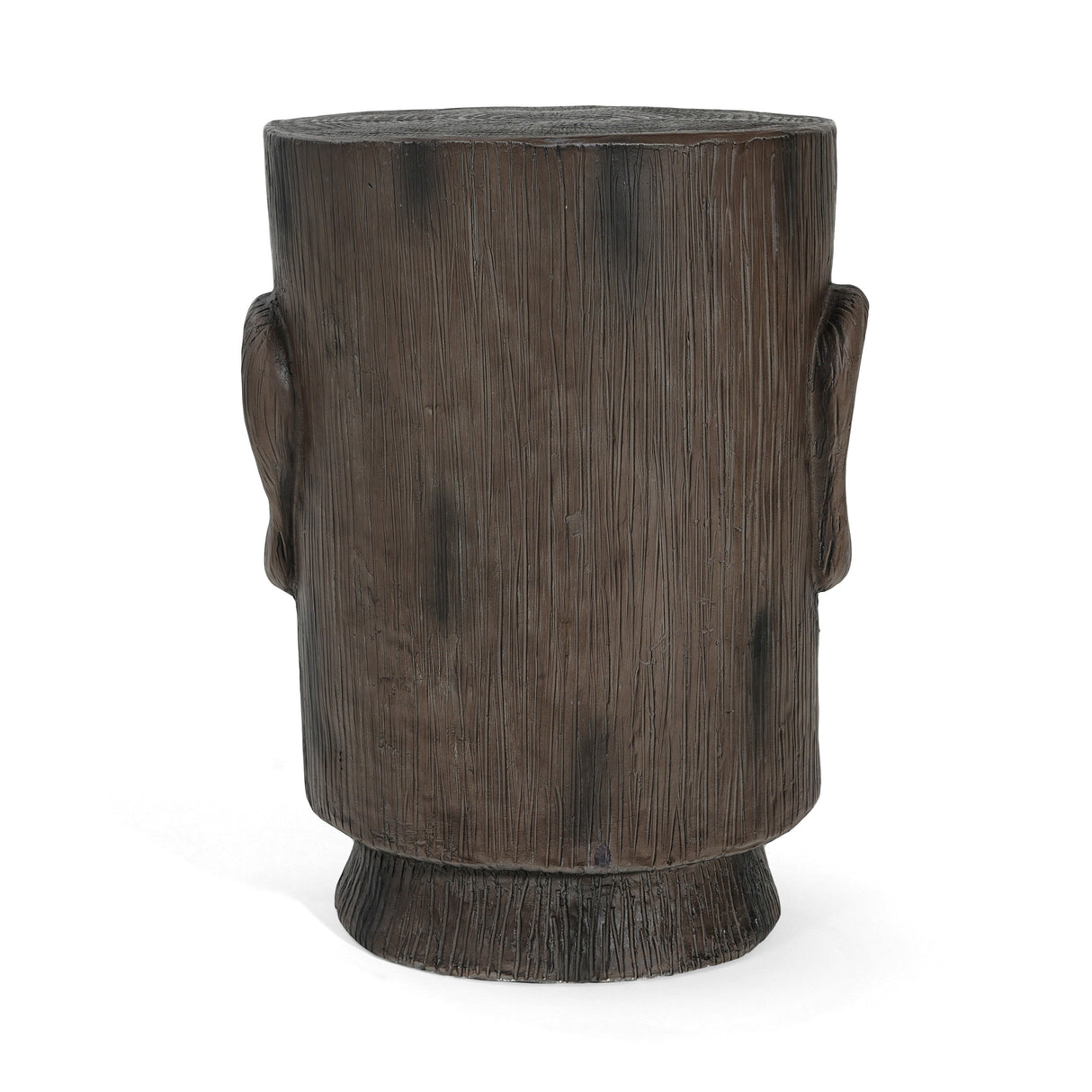 Outdoor Side Table - Easter Island Moai Statue Pedestal