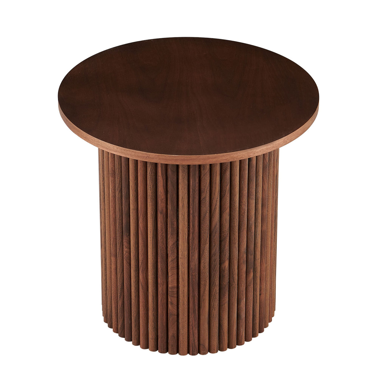 Fantasia Round Coffee Table with Column Design