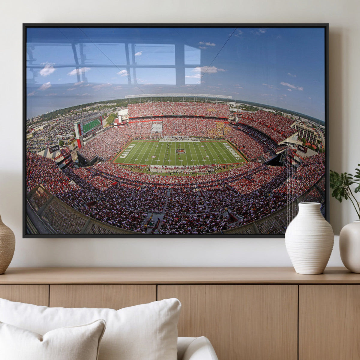 William Brice Stadium Wall Art Canvas Print – Stadium Crowd