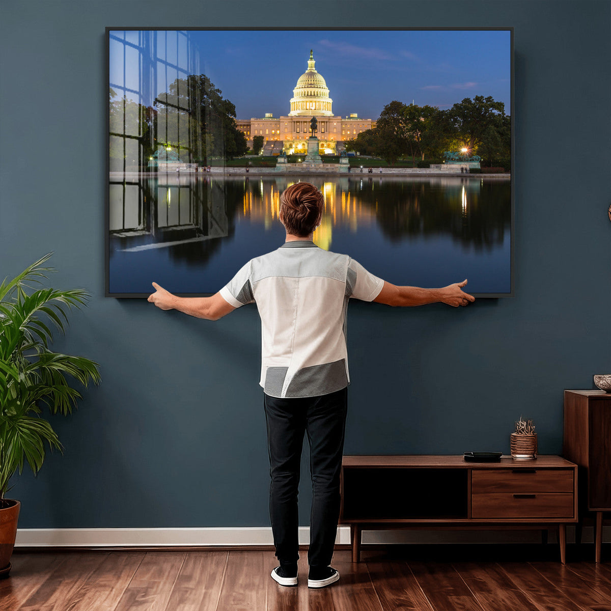 US Capitol Building Wall Art Canvas Print – Washington DC