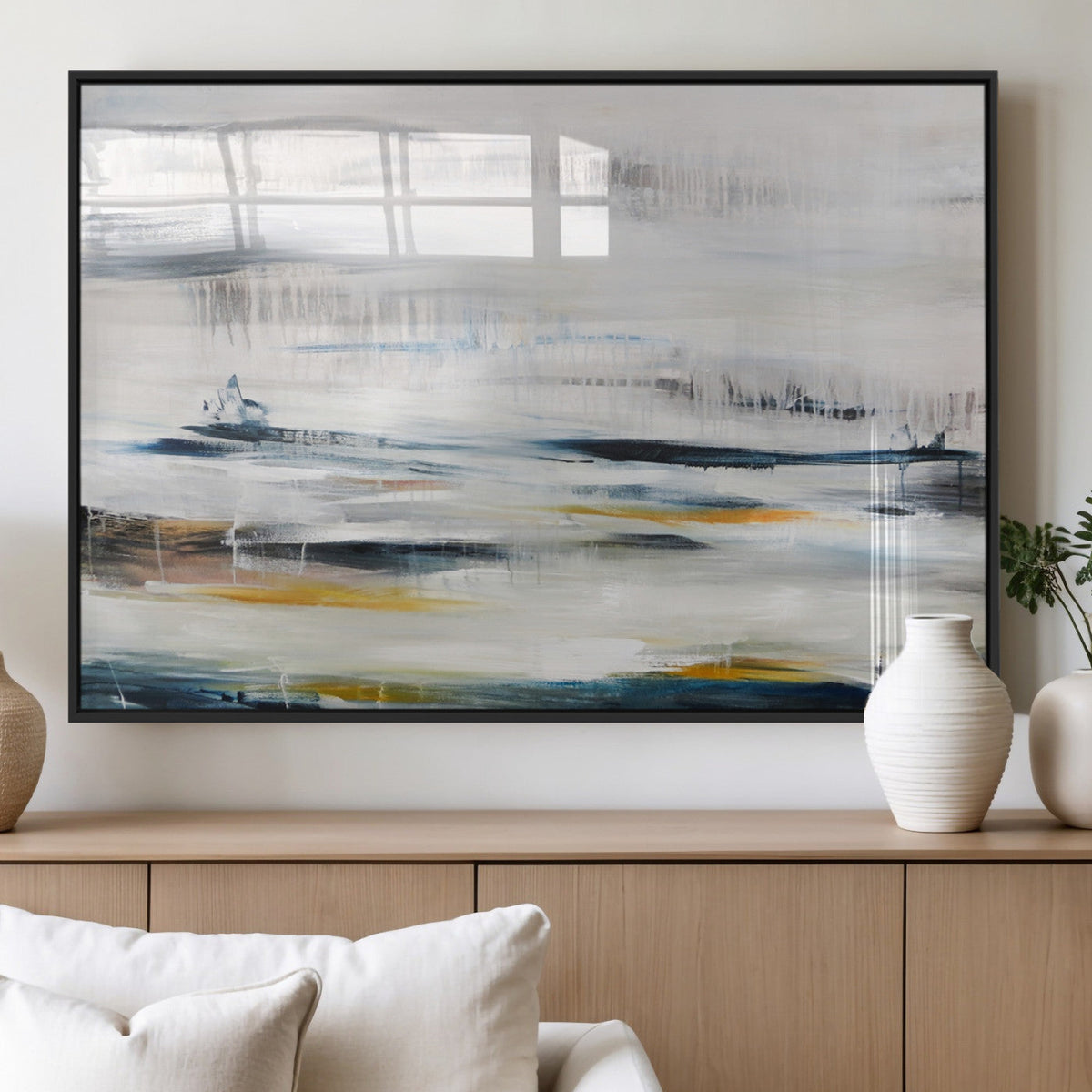 Soft Color Abstract Canvas Print