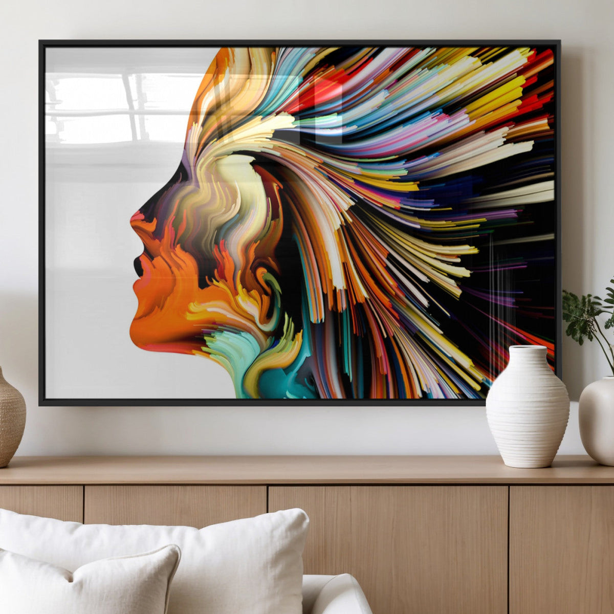 Profile Colors Canvas Print