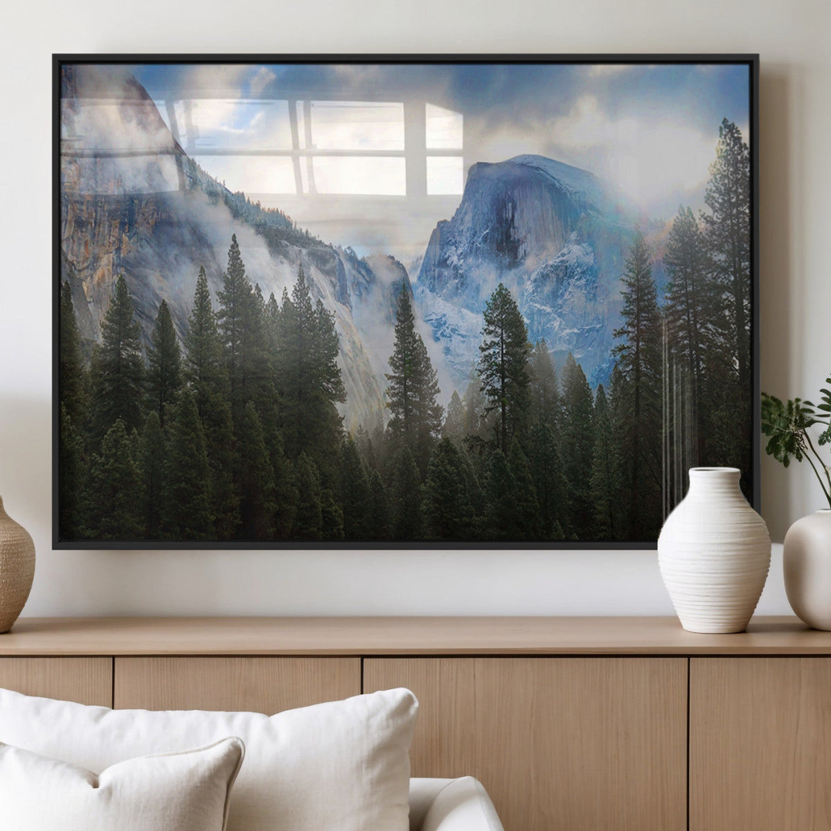 Half Dome Yosemite Calinia Wall Art Canvas Print El Capitan