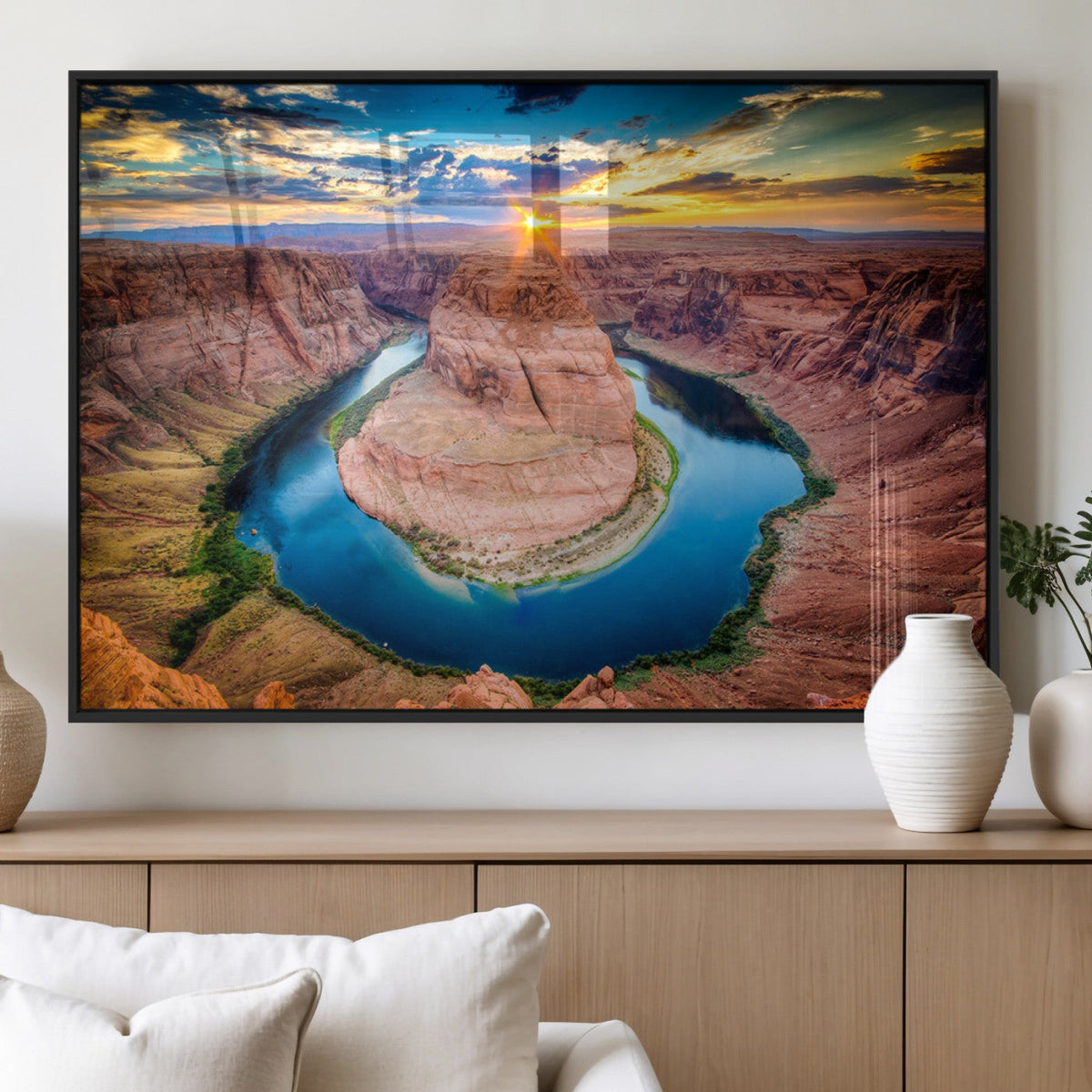 Sunset on the Horseshoe Bend Grand Canyon, Horseshoe Bend