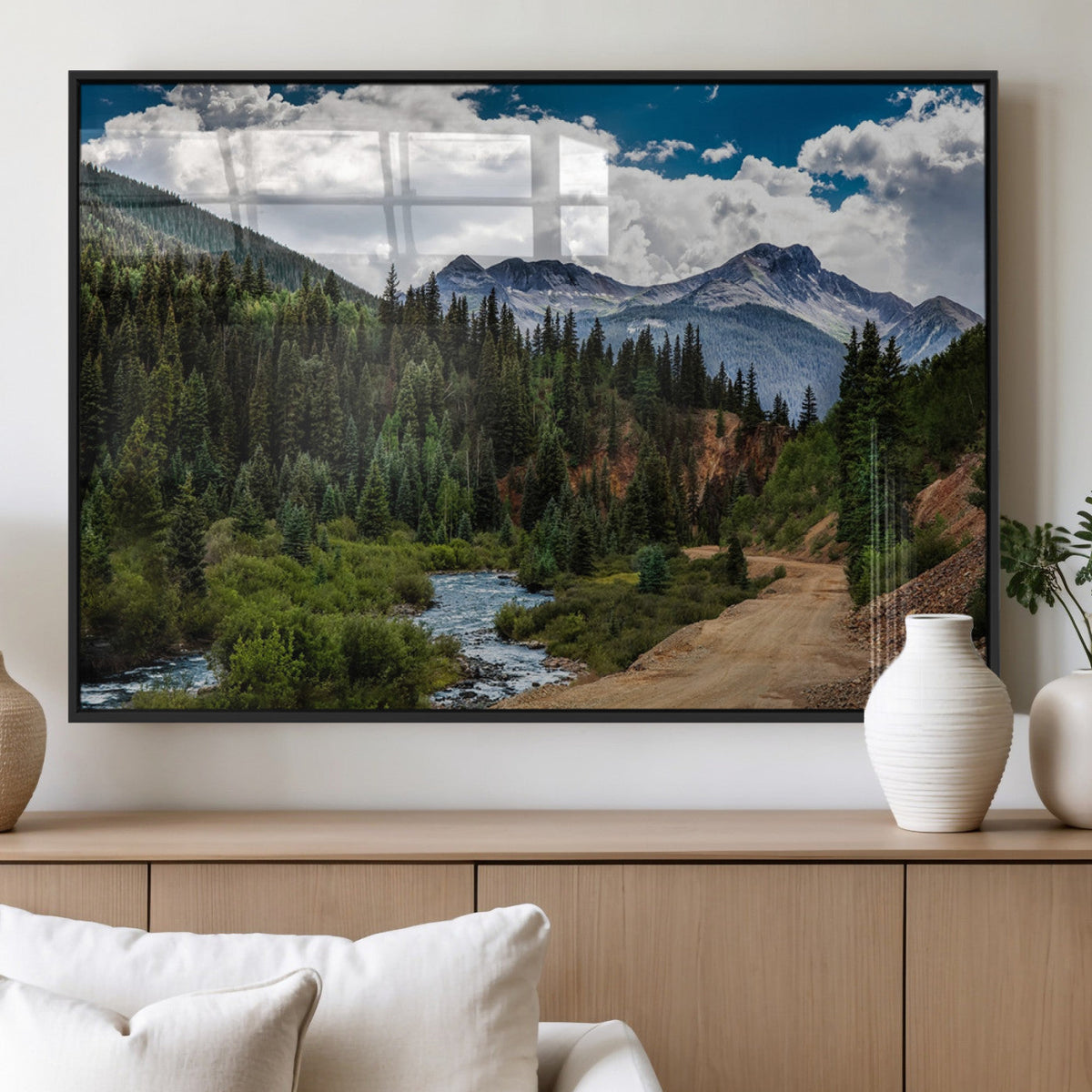 San Juan Nal Forest Wall Art Landscape Canvas Print