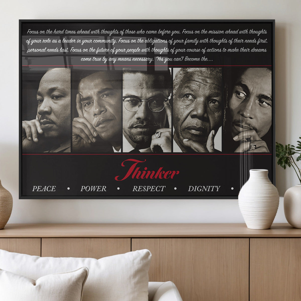 Thinkers of Wall Art Canvas Print - Inspirational Wall Art