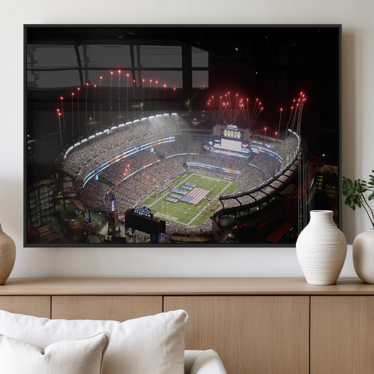 New England Patriots Team Print Wall Art- Foxborough