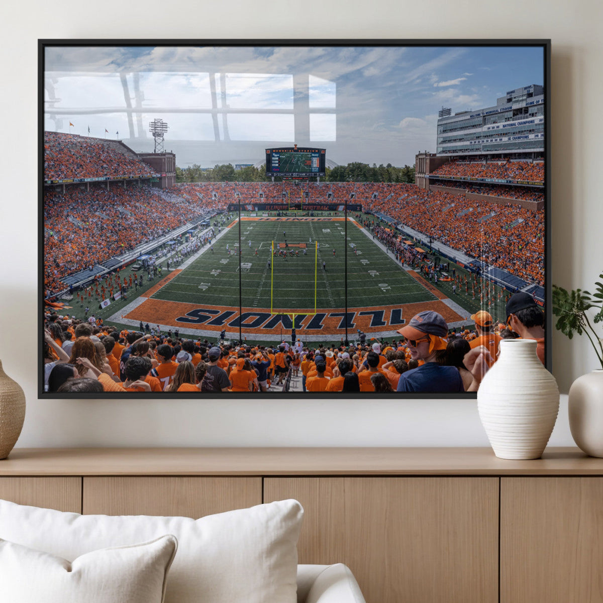 University of Illinois Fighting Illini Football Team Print