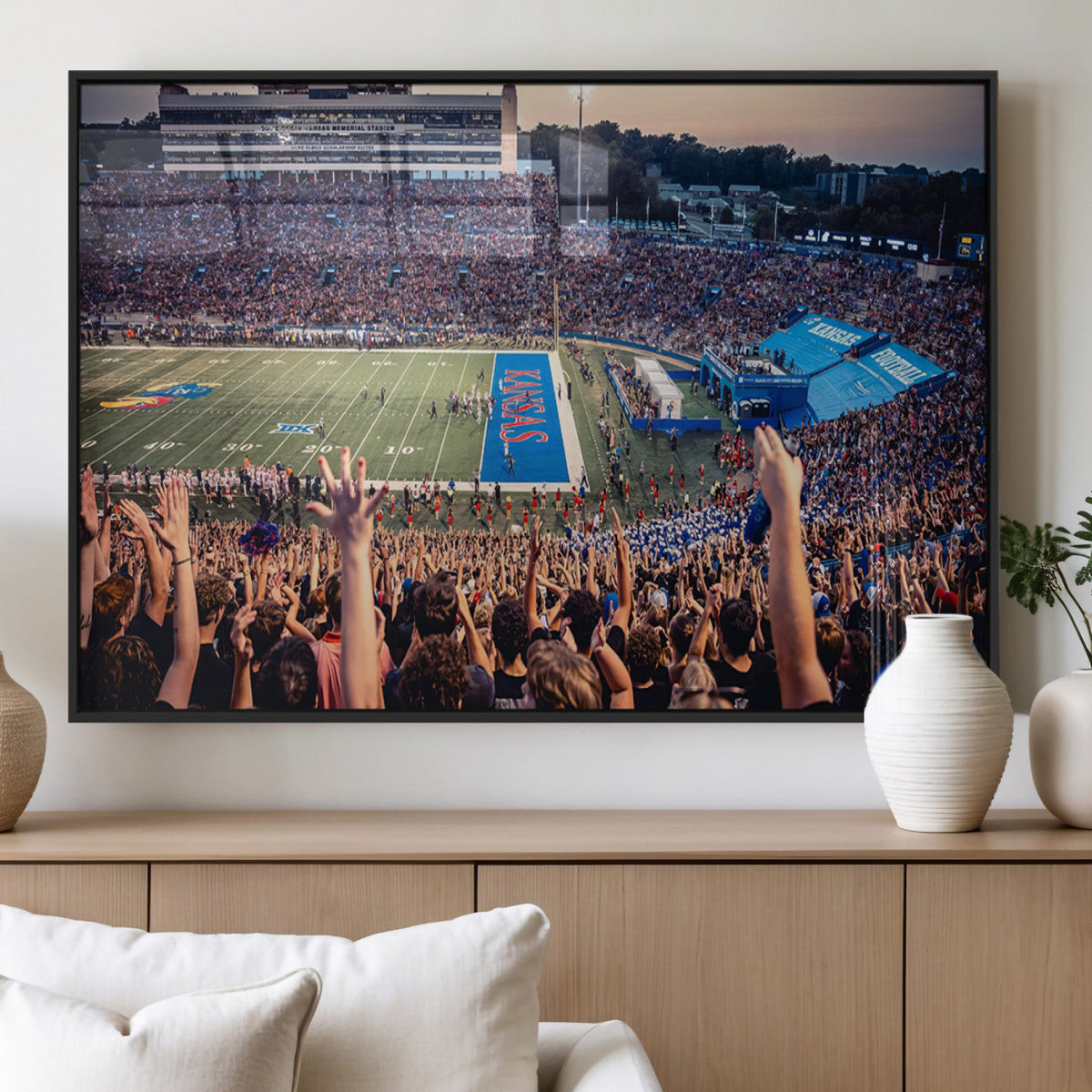 University of Kansas Jayhawks Football Team Art Print -