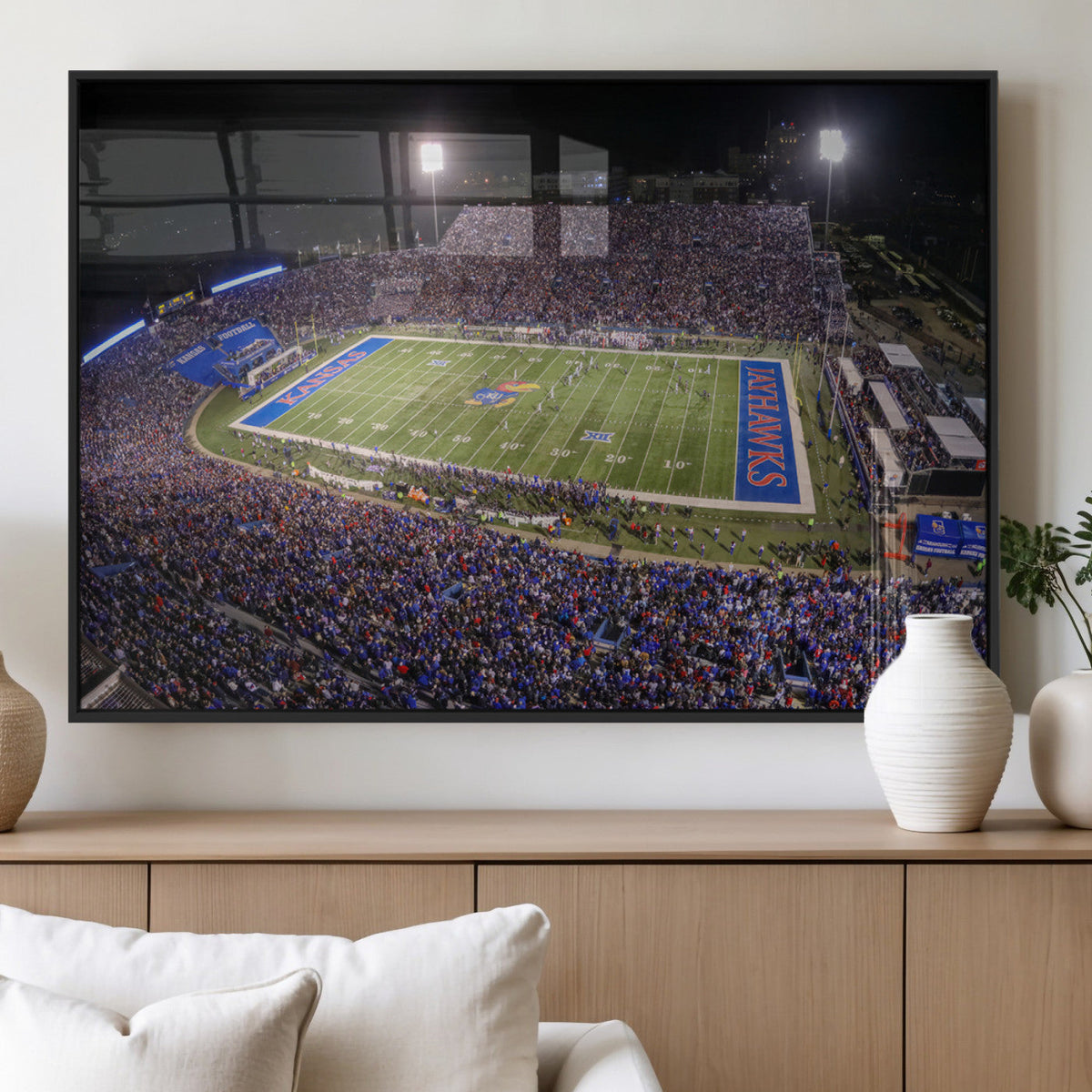 University of Kansas Jayhawks Football Team Print - Lawrence