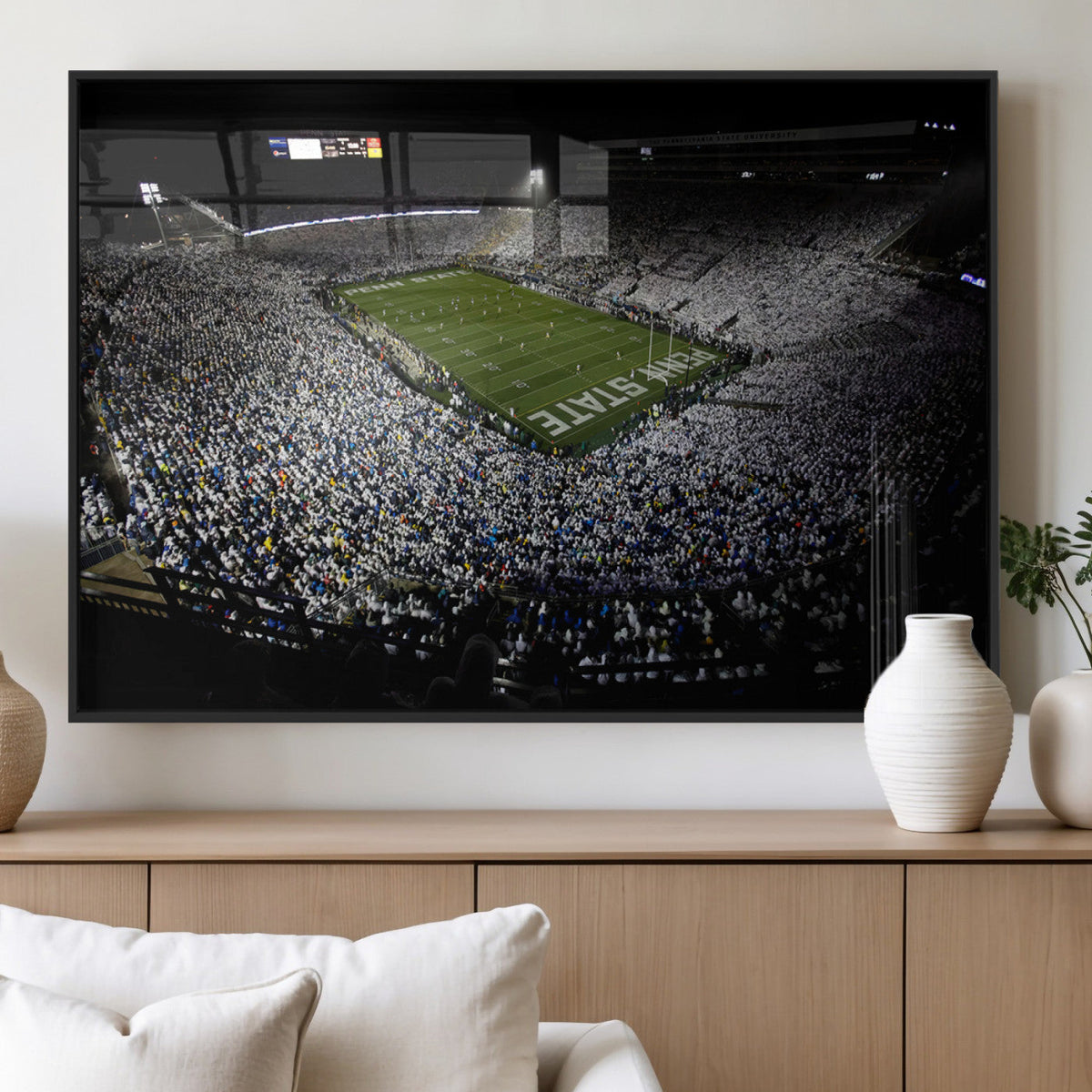 Penn State Football Stadium Wall Art - Beaver Stadium Canvas
