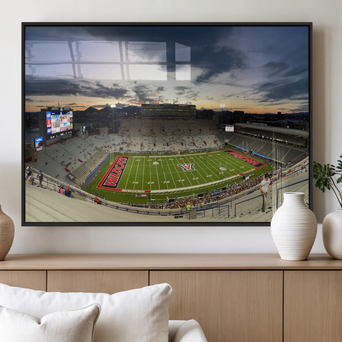 Arizona Wildcats Football Team Print - Tucson Arizona