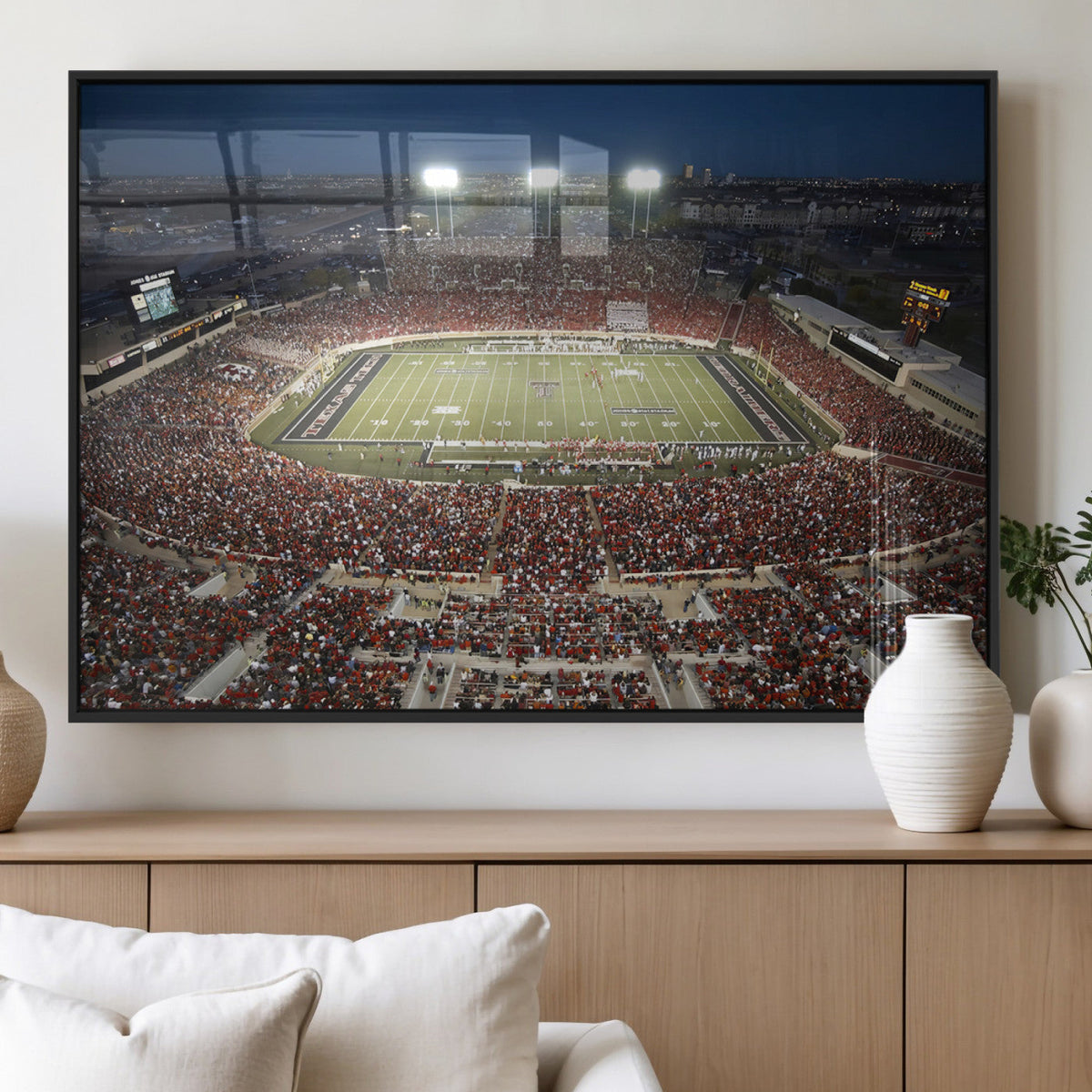 Texas Tech Red Raiders Football Team Print - Lubbock Jones