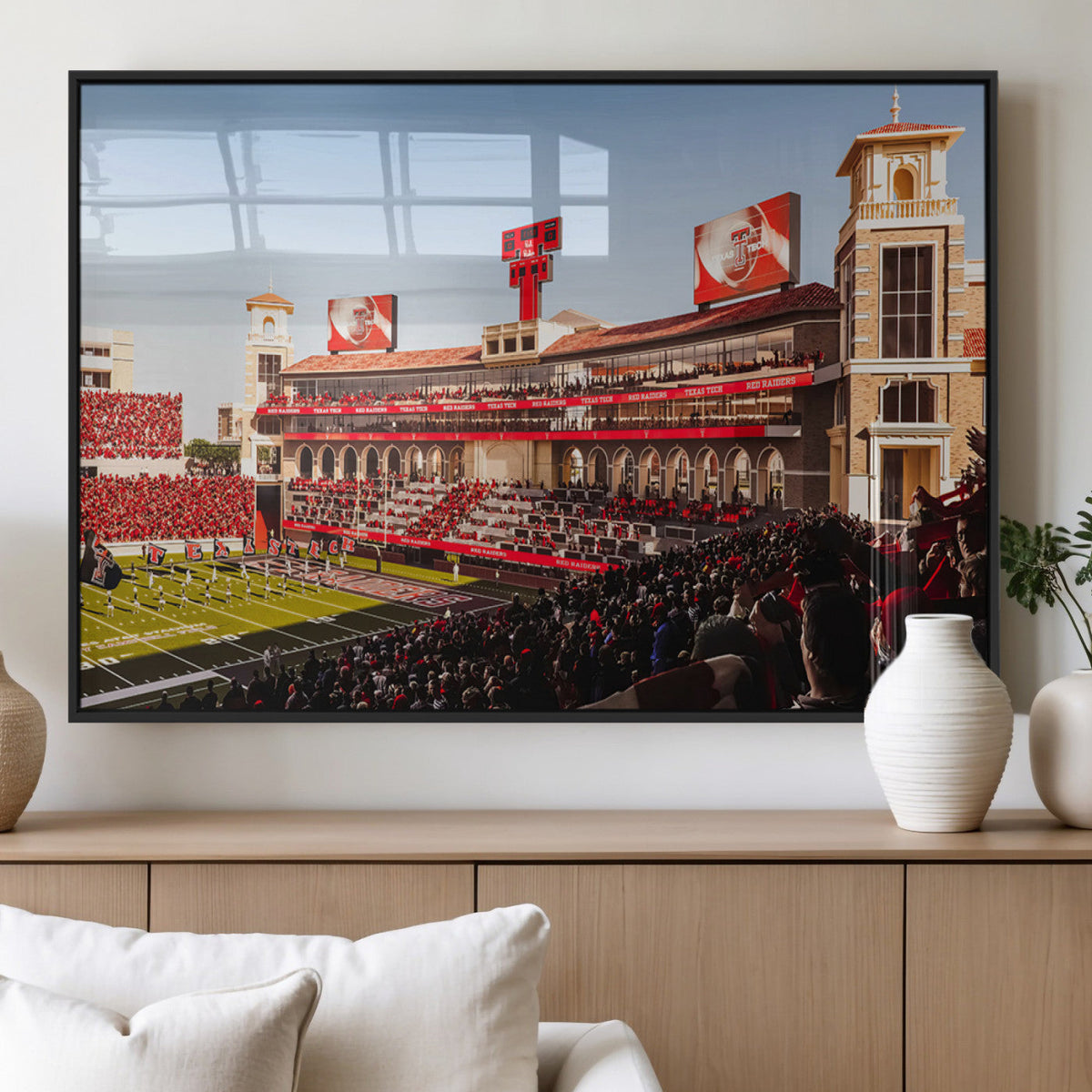 Jones AT&T Stadium Texas Tech Red Raiders Wall Art | Large