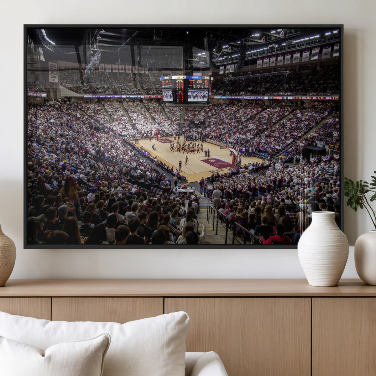 University of Nebraska Cornhuskers Basketball Team Print -