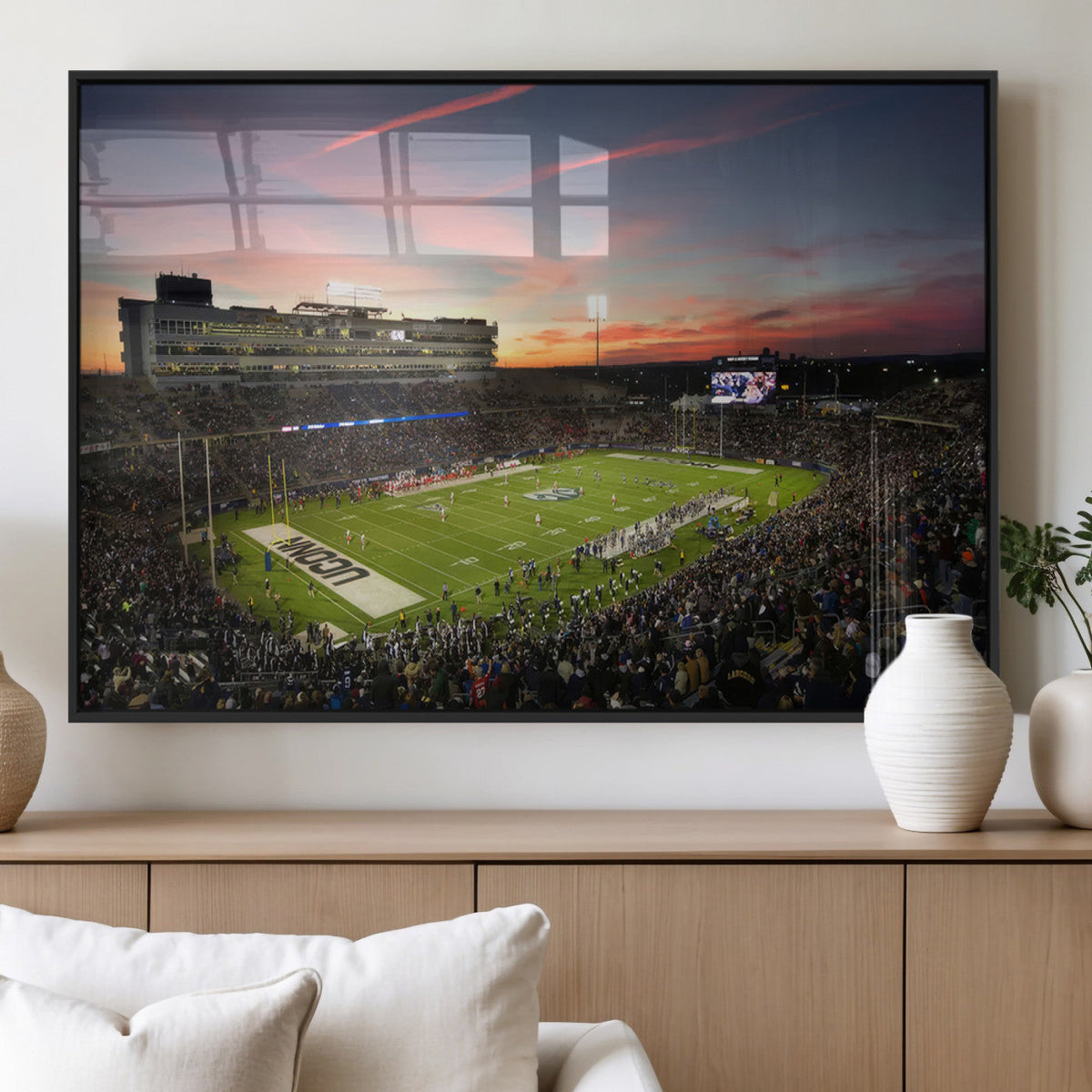 The University of Connecticut UCONN Huskies Football Team