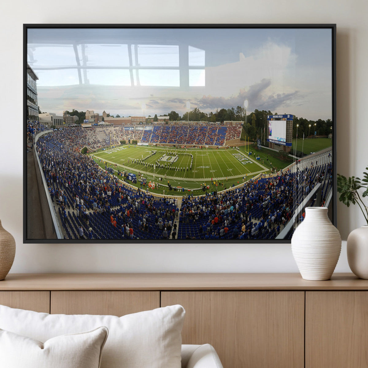 The Duke University Blue Devils Football Team Print - Durham