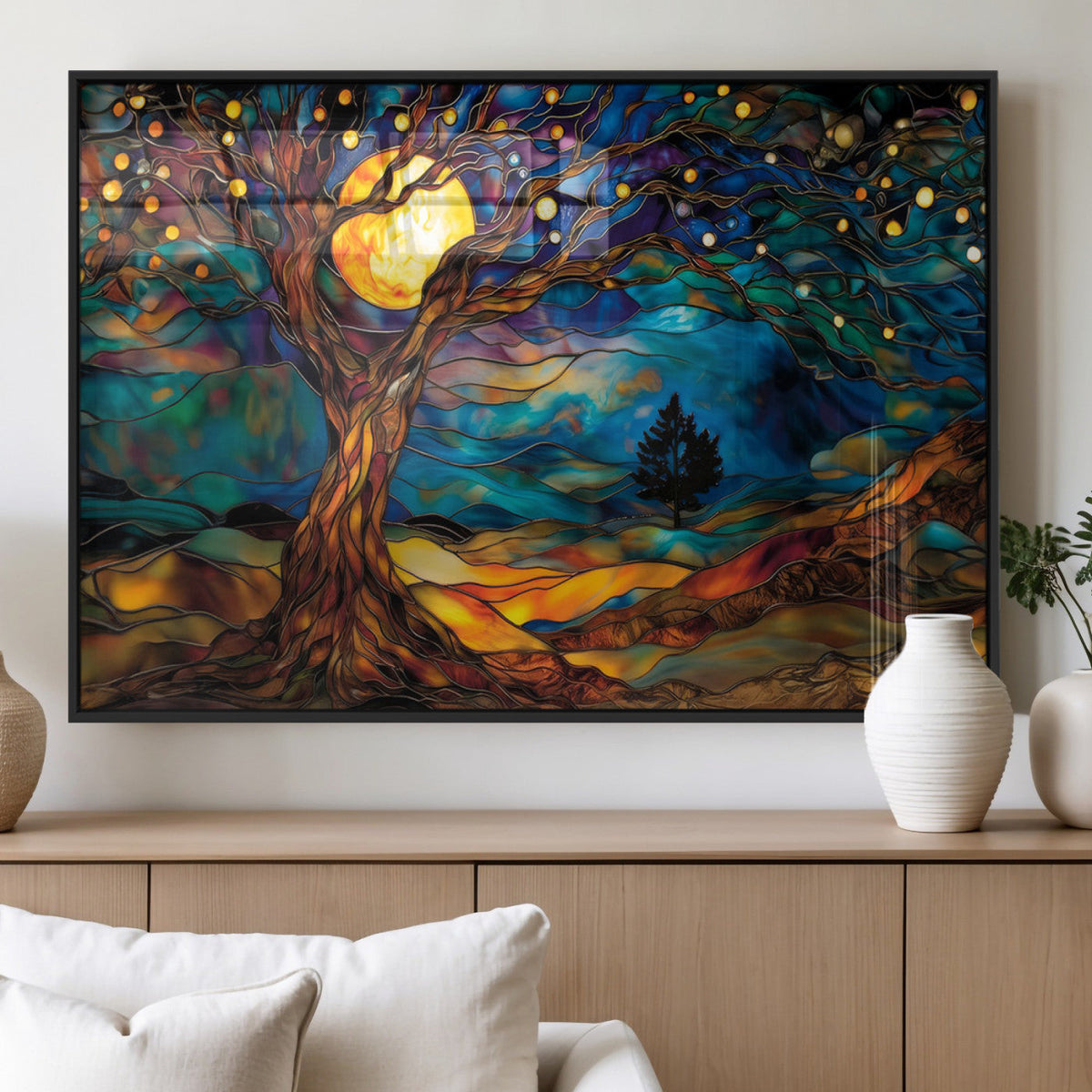 Tree of Life Wall Art - Yggdrasil Tree of Life Canvas Print