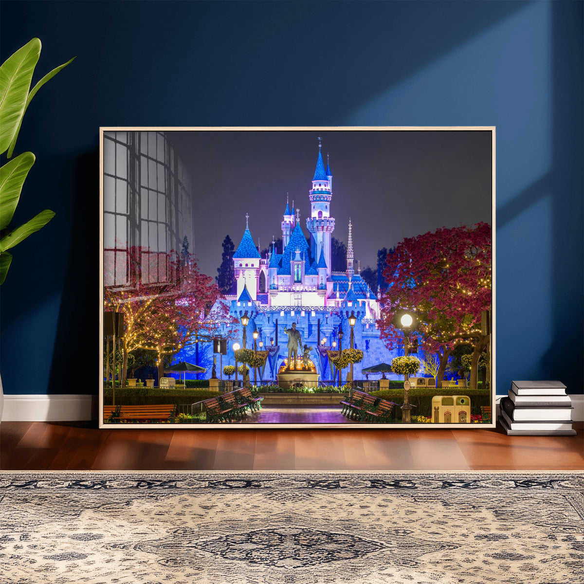 Disney Castle Wall Art Canvas Print – Magical Fairytale