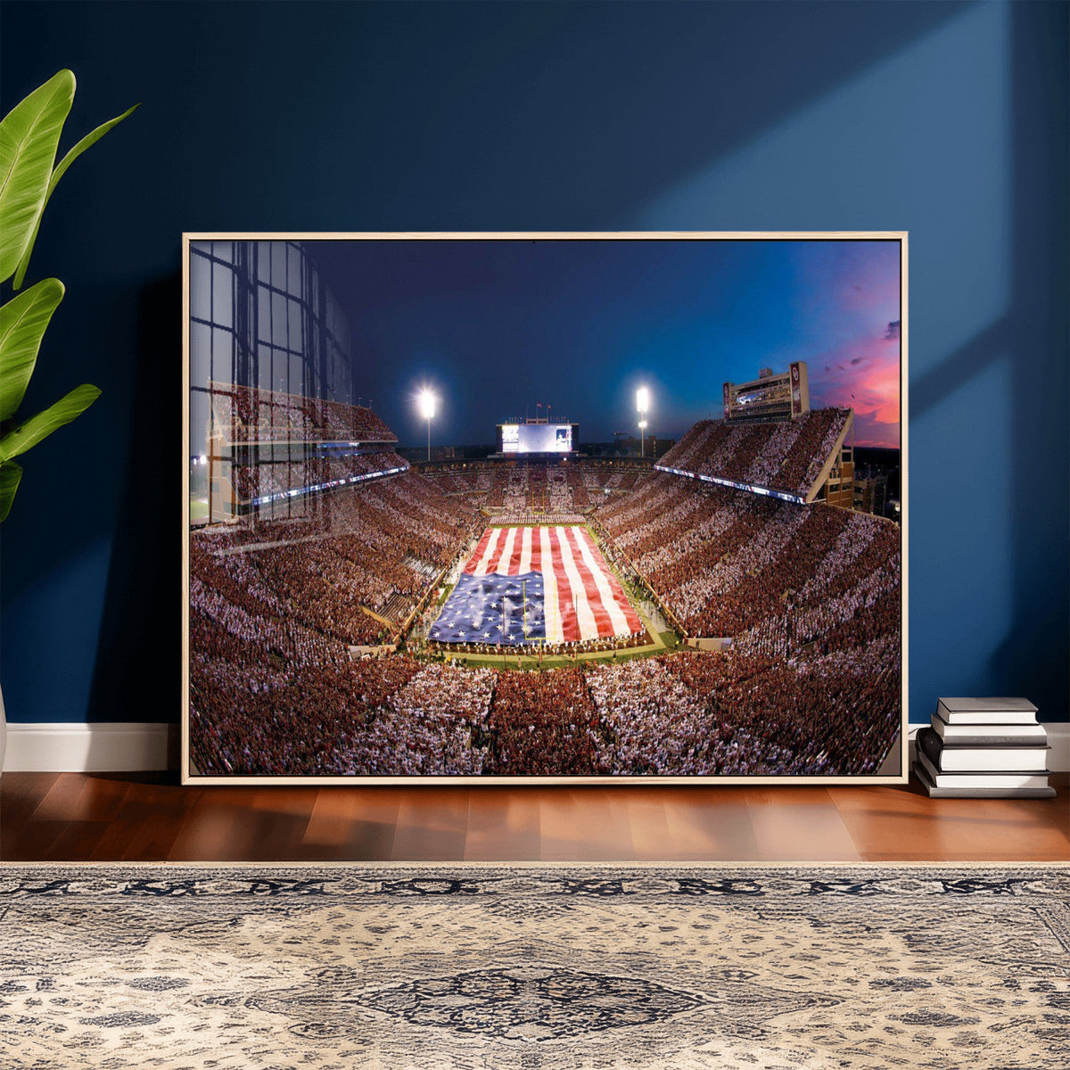 Oklahoma Memorial Stadium Wall Art Canvas Print – Oklahoma
