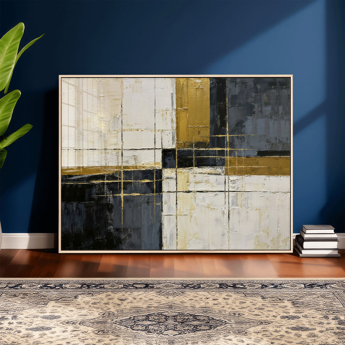 Geometric Abstract Wall Art Canvas Print