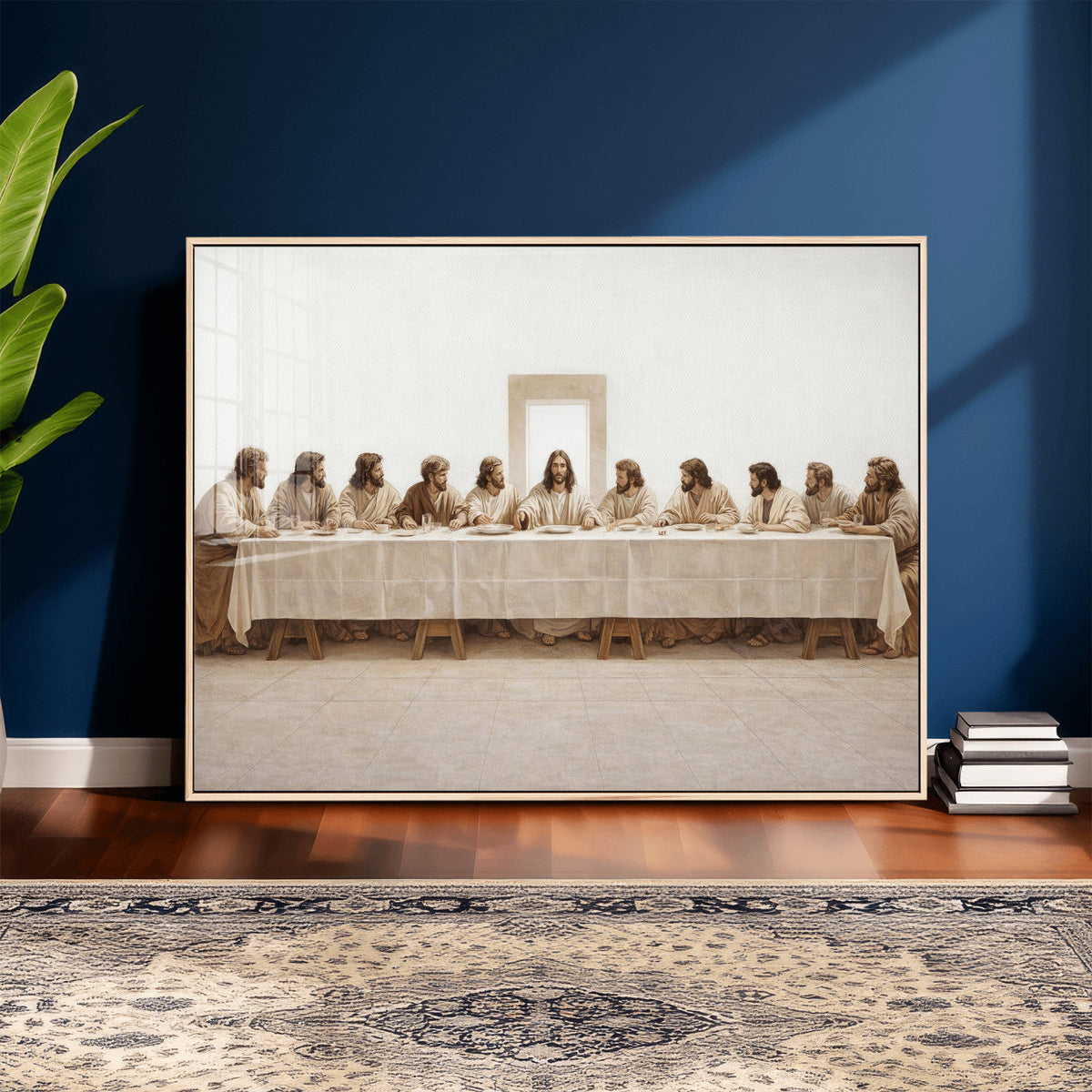 The Last Supper Wall Art Canvas Print, Jesus Christ Biblical