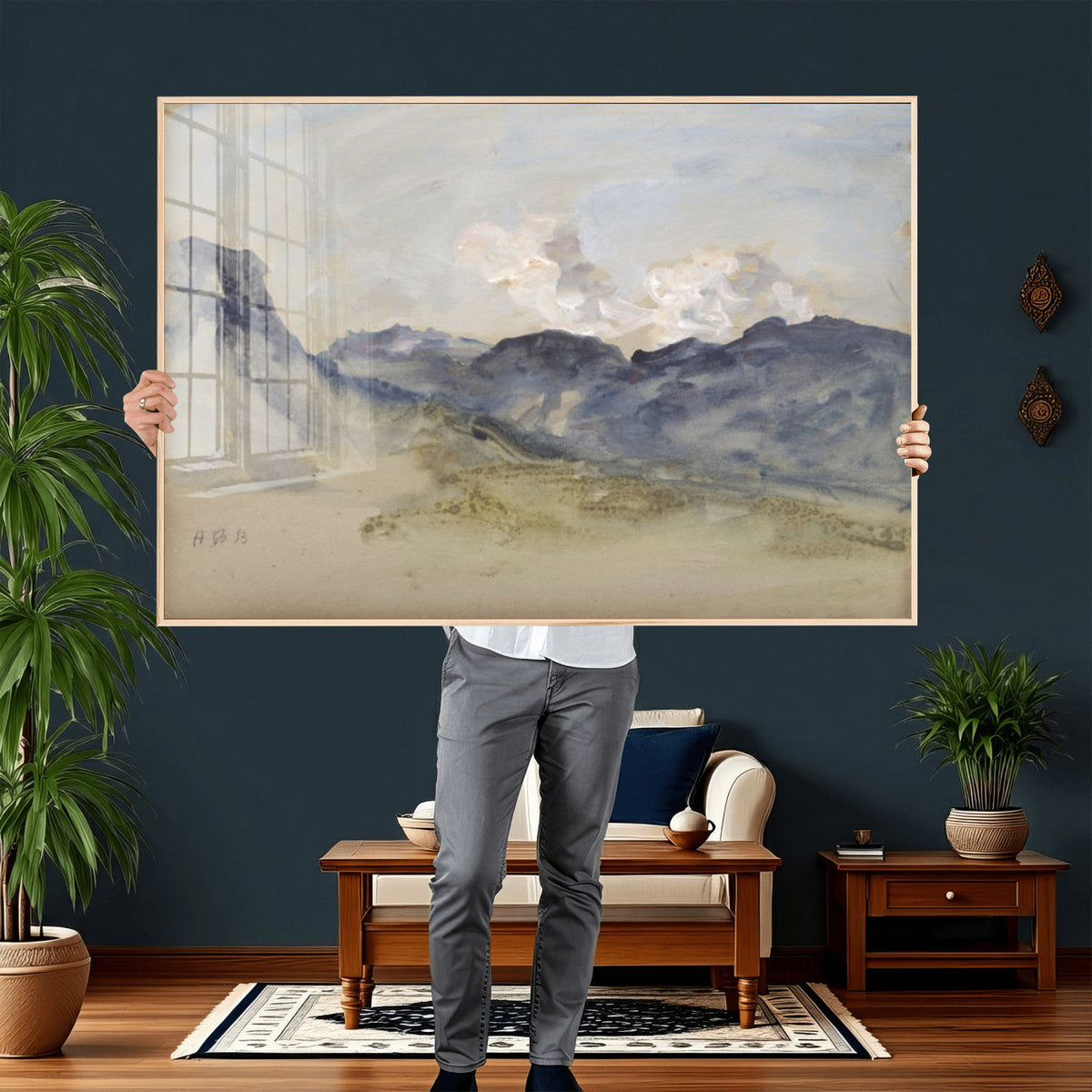 Alps Hercules Brabazon Brabazon Abstract Wall Art Canvas