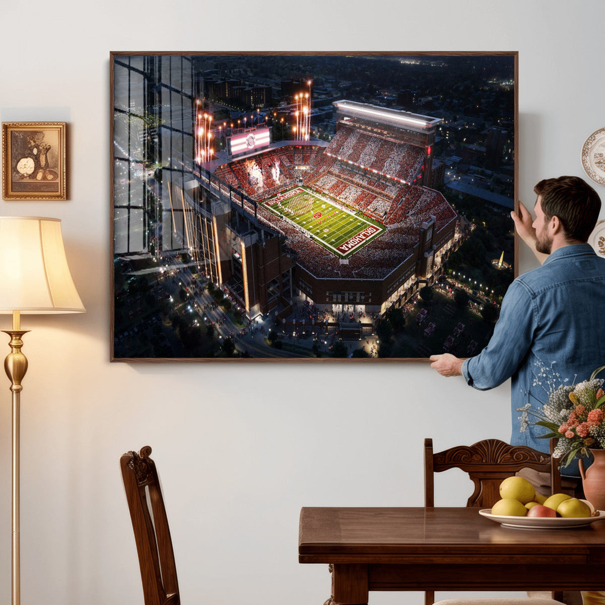 Oklahoma Memorial Stadium - Gaylord Memorial Stadium Wall