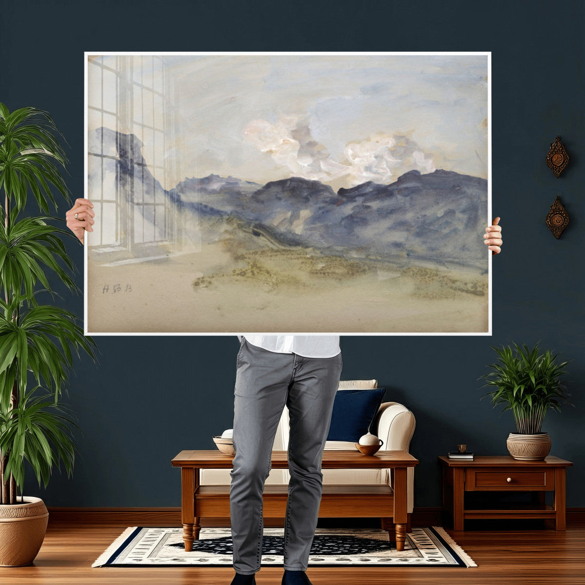 Alps Hercules Brabazon Brabazon Abstract Wall Art Canvas