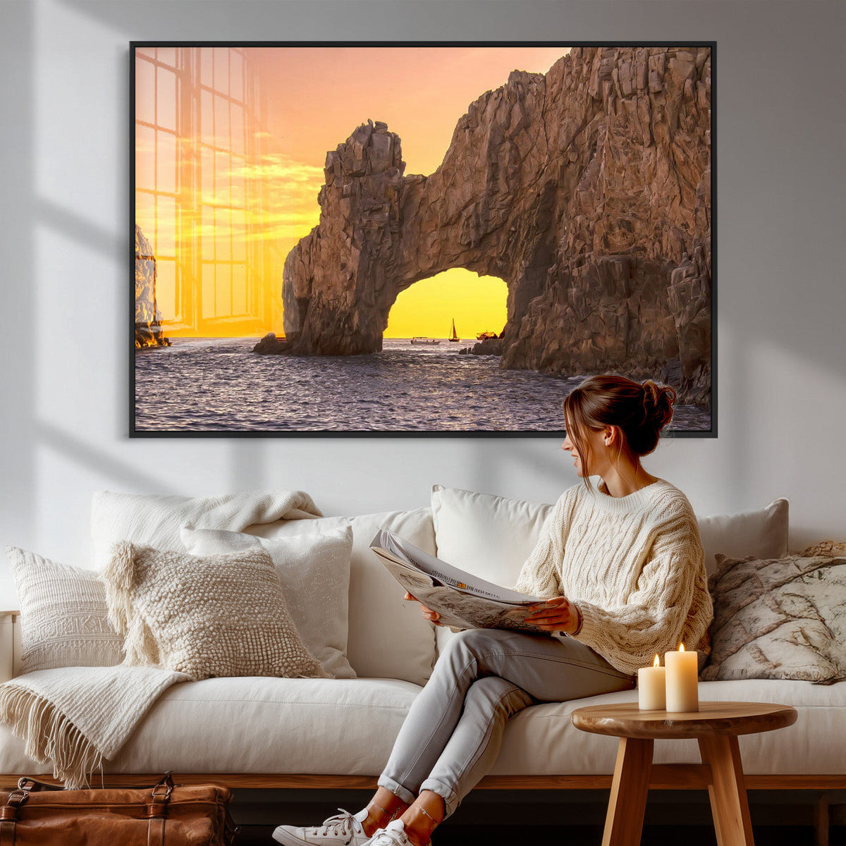El Arco Cabo San Lucas Ocean Arch Wall Art Canvas Print