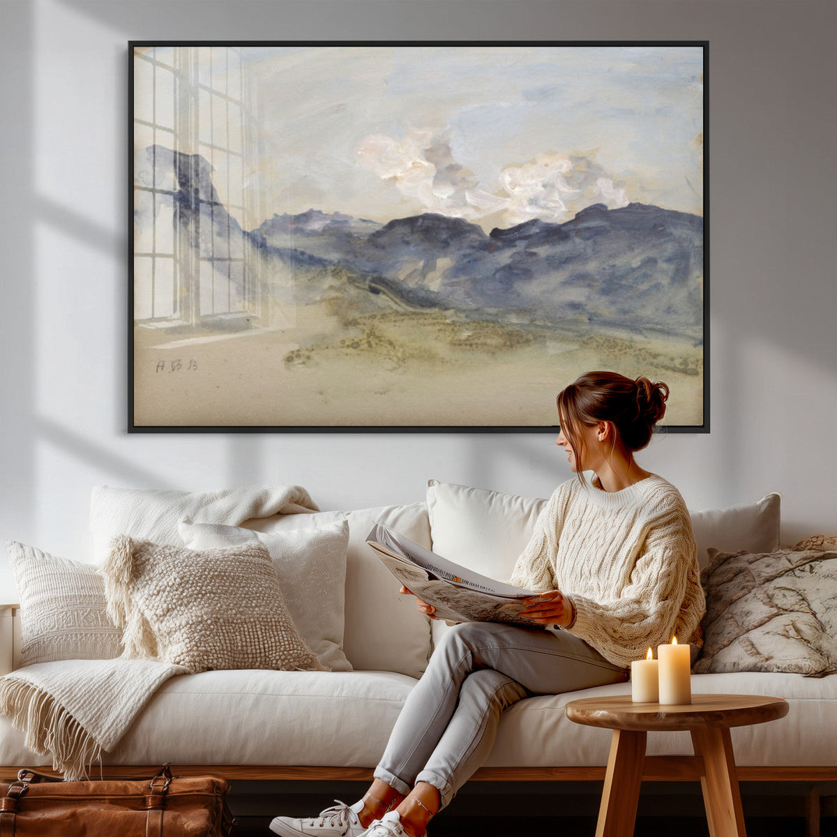 Alps Hercules Brabazon Brabazon Abstract Wall Art Canvas
