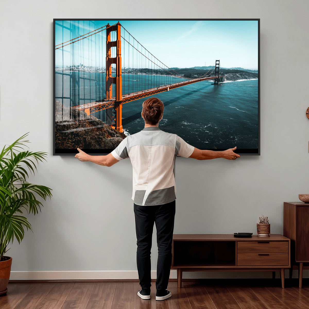 Golden Gate Bridge Wall Art Canvas Print – San Francisco
