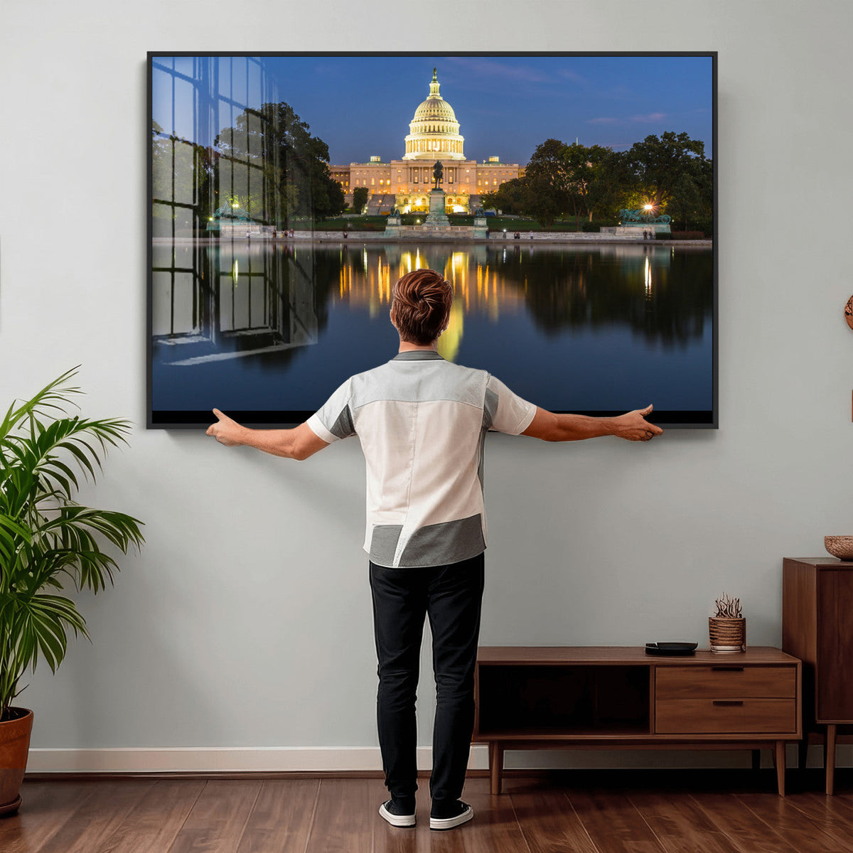 US Capitol Building Wall Art Canvas Print – Washington DC
