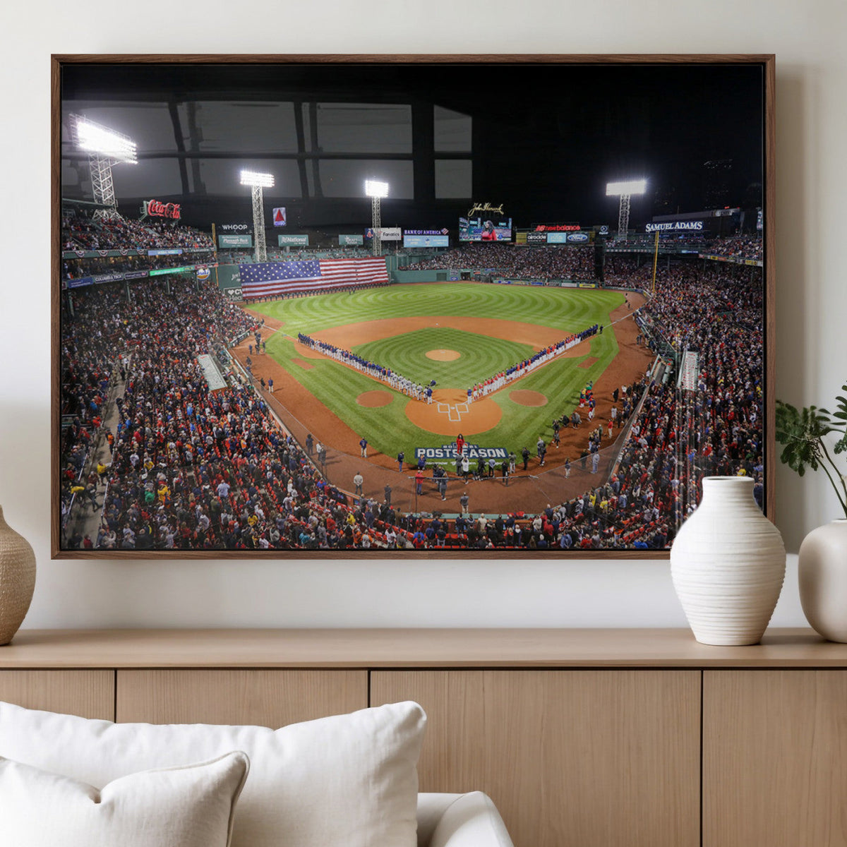 Fenway Park Wall Art Canvas Print | Large Baseball Stadium