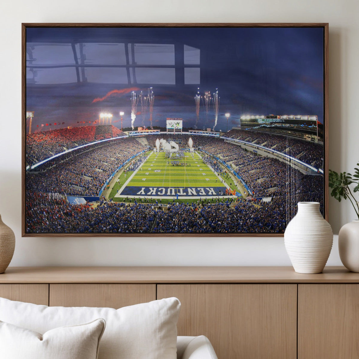 Kroger Field Canvas Wall Art - Kentucky Stadium Wall Art