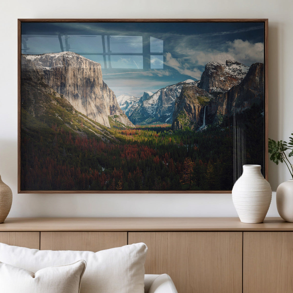 Yosemite National Wall Art Canvas Print – Framed Mountain