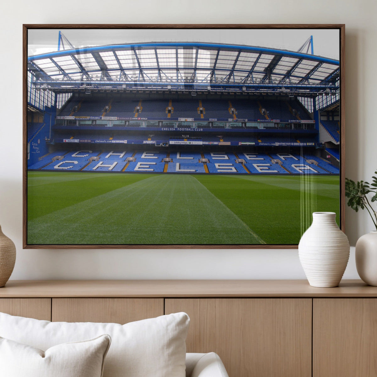 Stamford Bridge Chelsea Football Stadium Canvas Wall Art