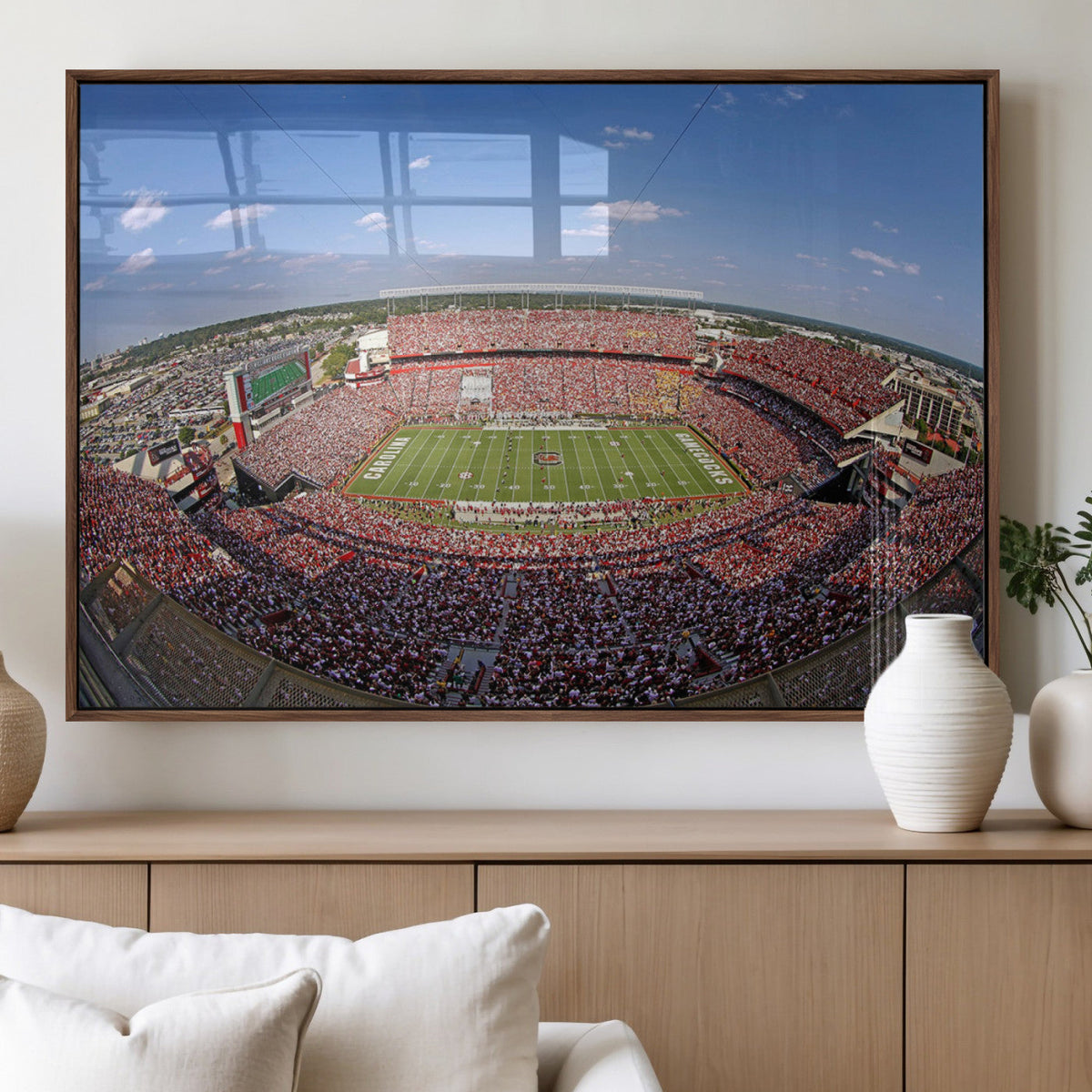 William Brice Stadium Wall Art Canvas Print – Stadium Crowd