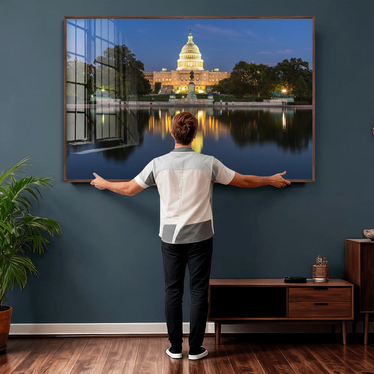US Capitol Building Wall Art Canvas Print – Washington DC