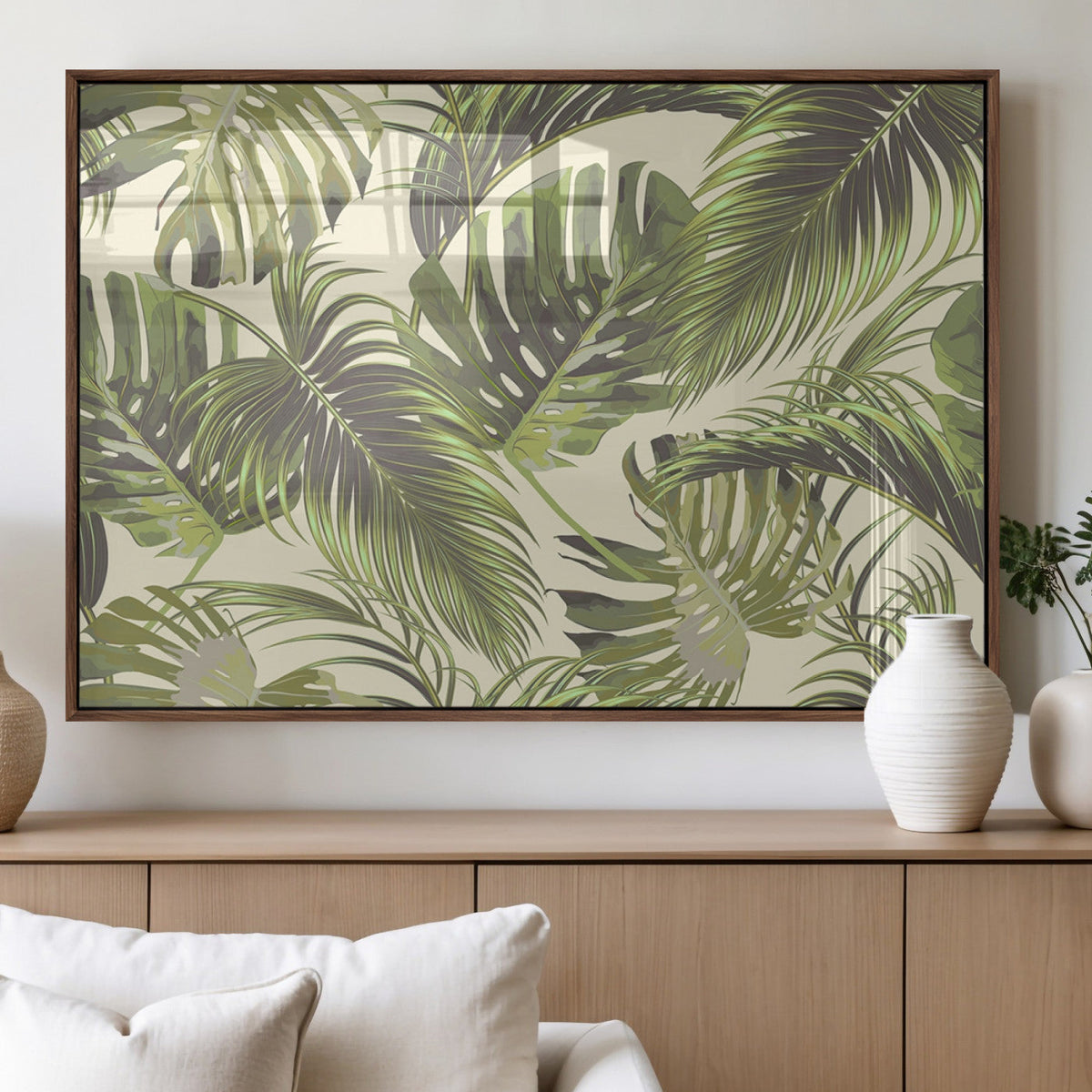 Palm Leaves Canvas Print