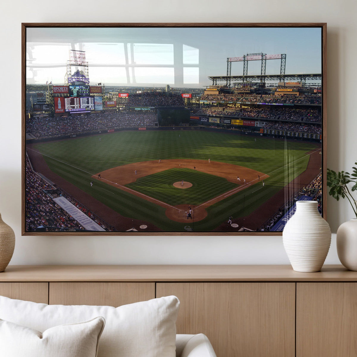 Colorado Rockies Coors Field Wall Art Canvas Print - MLB