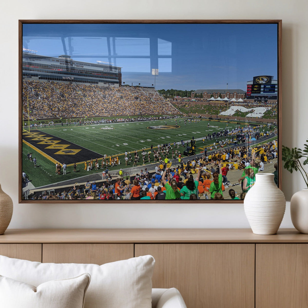 University of Missouri Tigers Football Team Print - Columbia